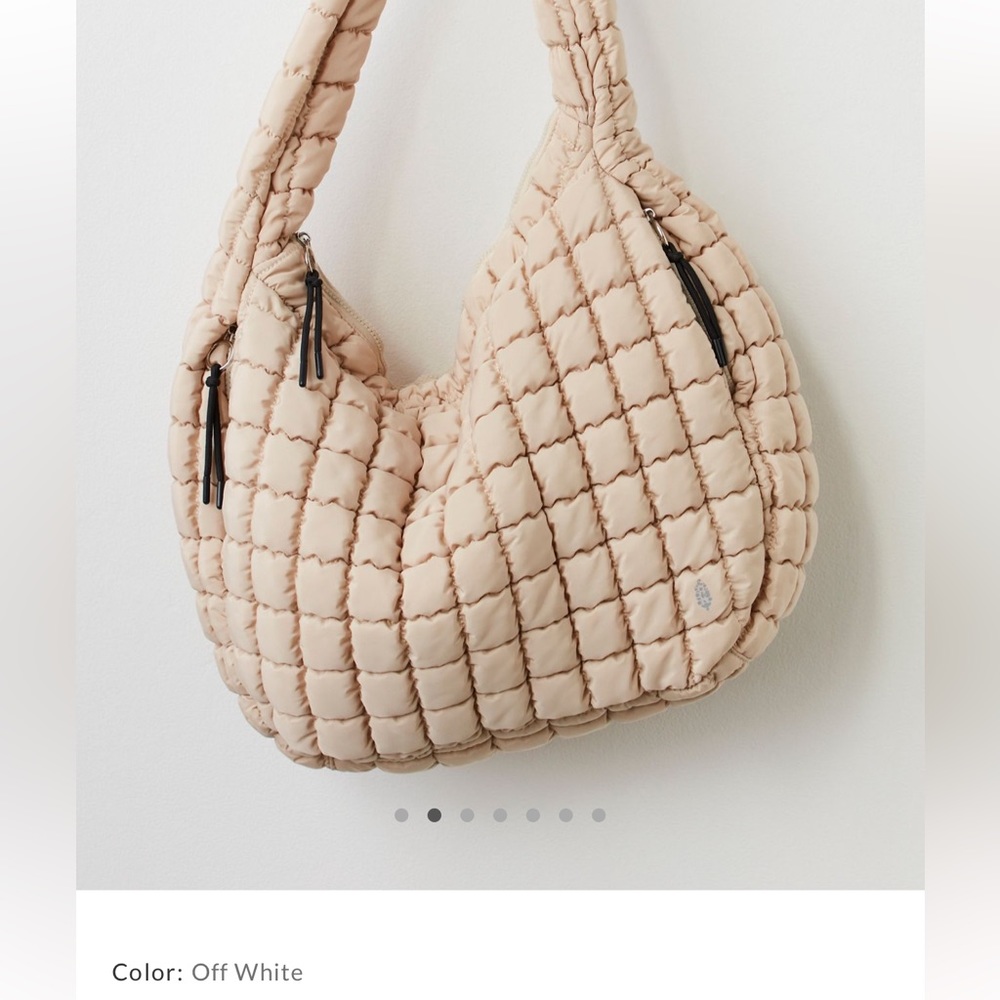 Free People Movement Quilted Carryall “Off White”
